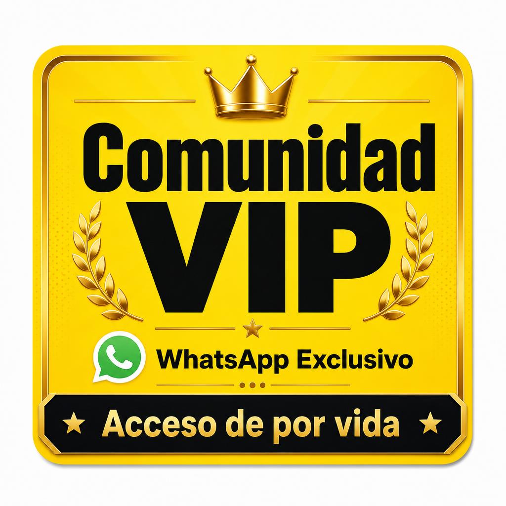 BONUS EXCLUSIVO 6: ACCESO INMEDIATO A LA COMUNIDAD VIP DE WHATSAPP